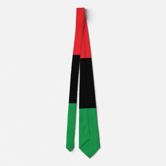 Pan-Afrikaanse vlag Kwanzaa Stropdas (Achterkant)