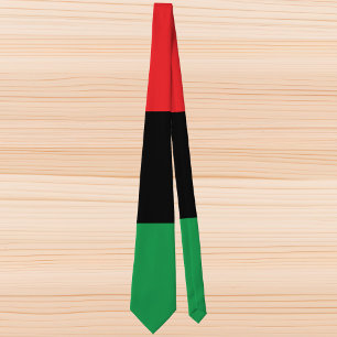 Pan-Afrikaanse vlag Kwanzaa Stropdas