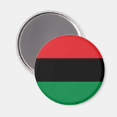 Pan-Afrikaanse vlag Magneet (Voorkant / Achterkant)