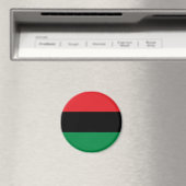 Pan-Afrikaanse vlag Magneet (Insitu (Vaatwasser))