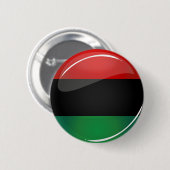 Pan-Afrikaanse vlag met glanzende ronde Button 5,7 Cm (Voorkant /achterkant)