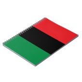 Pan-Afrikaanse vlag Notitieboek (Linkerzijde)