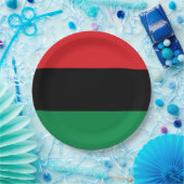 Pan-Afrikaanse vlag Papieren Bordje (Feest)