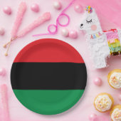 Pan-Afrikaanse vlag Papieren Bordje (Feest)