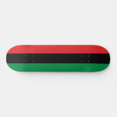 Pan-Afrikaanse vlag Persoonlijk Skateboard (Horizontaal)