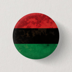 Pan-Afrikaanse vlag Ronde Button 3,2 Cm