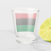 Pan-Afrikaanse vlag Shot Glas (Achterkant)