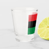 Pan-Afrikaanse vlag Shot Glas (Links)