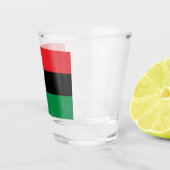 Pan-Afrikaanse vlag Shot Glas (Rechts)