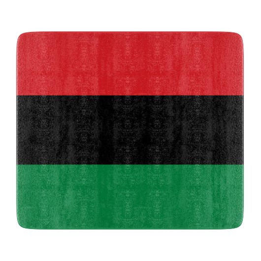 Pan-Afrikaanse vlag Snijplank (Voorkant)