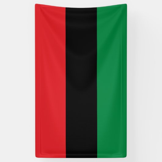 Pan-Afrikaanse vlag Spandoek (Verticaal)