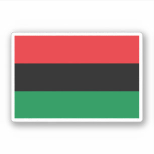 Pan Afrikaanse vlag Sticker