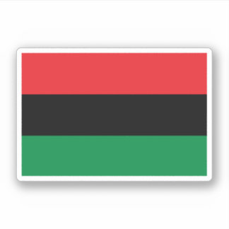 Pan Afrikaanse vlag Sticker