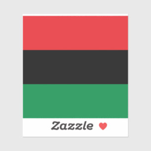 Pan Afrikaanse vlag Sticker