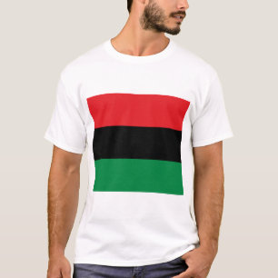 Pan-Afrikaanse vlag T-shirt