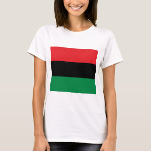 Pan-Afrikaanse vlag T-shirt