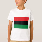 Pan Afrikaanse vlag T-shirt (Voorkant)