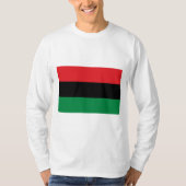 Pan-Afrikaanse vlag T-shirt (Voorkant)