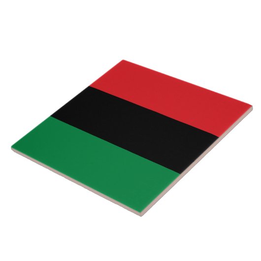 Pan-Afrikaanse vlag Tegeltje (Zijkant)