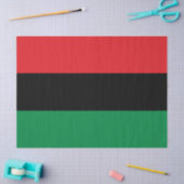 Pan-Afrikaanse vlag Tissuepapier (Craft)