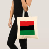 Pan-Afrikaanse vlag Tote Bag (Voorkant (product))