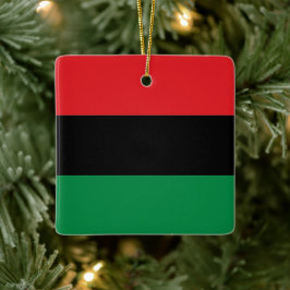 Pan-Afrikaanse vlag van UNIA Kwanzaa Keramisch Ornament