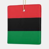 Pan-Afrikaanse vlag van UNIA Kwanzaa Keramisch Ornament (Links)