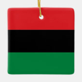 Pan-Afrikaanse vlag van UNIA Kwanzaa Keramisch Ornament (Voorkant)