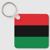Pan-Afrikaanse vlag van UNIA Kwanzaa Sleutelhanger (Voorkant)