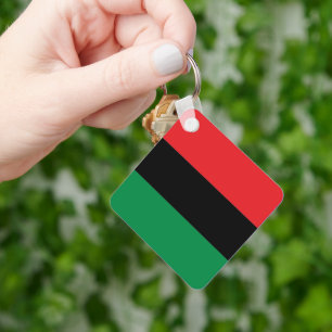 Pan-Afrikaanse vlag van UNIA Kwanzaa Sleutelhanger