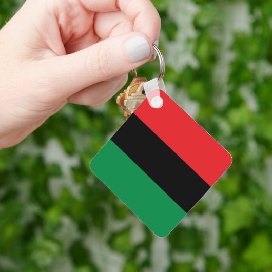 Pan-Afrikaanse vlag van UNIA Kwanzaa Sleutelhanger (Hand)