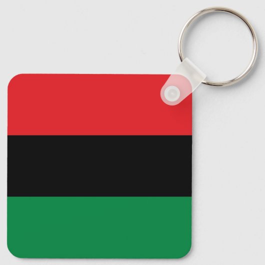 Pan-Afrikaanse vlag van UNIA Kwanzaa Sleutelhanger (Achterkant)