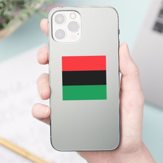 Pan-Afrikaanse vlag van UNIA Kwanzaa Sticker (Telefoon)