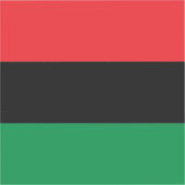 Pan-Afrikaanse vlag van UNIA Kwanzaa Sticker (Voorkant)