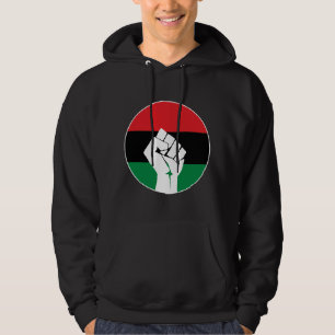 Pan-Afrikaanse vlag Vuist, Afro-Amerikaanse zwarte Hoodie