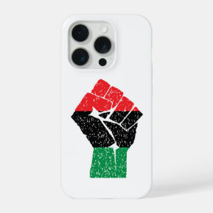 Pan-Afrikaanse vlag Vuist, Afro-Amerikaanse zwarte iPhone 15 Pro Case
