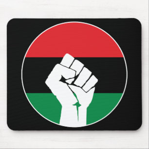 Pan-Afrikaanse vlag Vuist, Afro-Amerikaanse zwarte Muismat