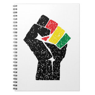 Pan-Afrikaanse vlag Vuist, Afro-Amerikaanse zwarte Notitieboek