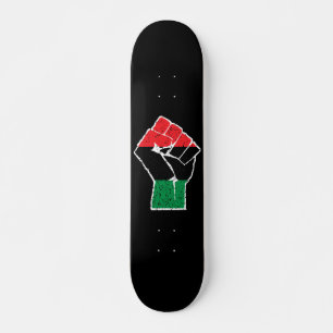 Pan-Afrikaanse vlag Vuist, Afro-Amerikaanse zwarte Persoonlijk Skateboard