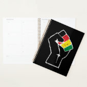 Pan-Afrikaanse vlag Vuist, Afro-Amerikaanse zwarte Planner (Display)