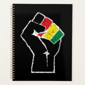 Pan-Afrikaanse vlag Vuist, Afro-Amerikaanse zwarte Planner (Voorkant)
