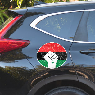 Pan-Afrikaanse vlag Vuist, Afro-Amerikaanse zwarte Sticker