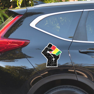 Pan-Afrikaanse vlag Vuist, Afro-Amerikaanse zwarte Sticker