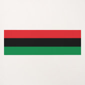 Pan-Afrikaanse vlag Yogamat (Achterkant (horizontaal))