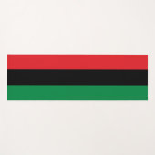 Pan-Afrikaanse vlag Yogamat (Voorkant (horizontaal))