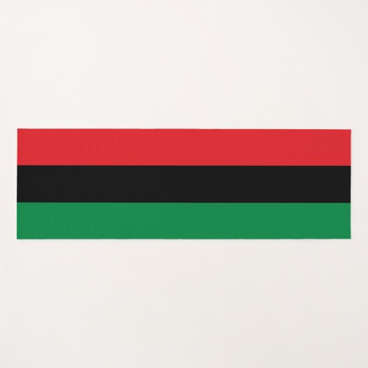 Pan-Afrikaanse vlag Yogamat (Voorkant (horizontaal))