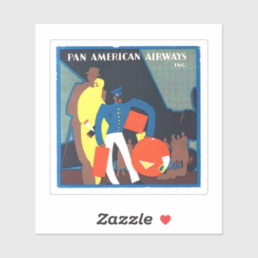 Pan American Airways inc Sticker (Vel)