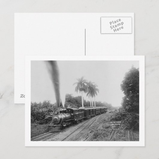 Pan American Central Railroad in Guatemala Briefkaart (Voorkant / Achterkant)