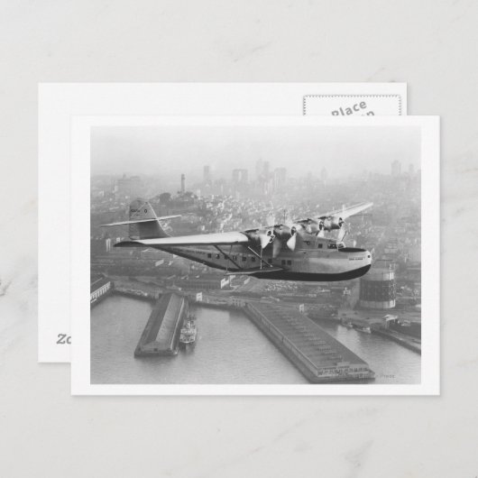 Pan American China Clipper en San Francisco 2 Briefkaart (Voorkant / Achterkant)