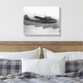 Pan American China Clipper en San Francisco Canvas Afdruk (Insitu (Slaapkamer))